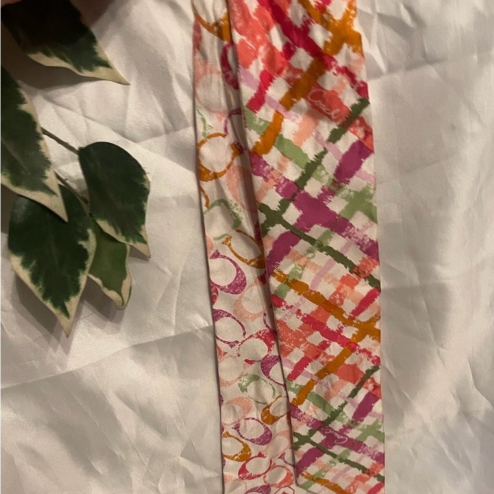 Vintage Poppy/scribble Coach Scarf - Picture 3 of 7